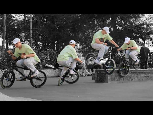 как сделать смит хард 180 на bmx?