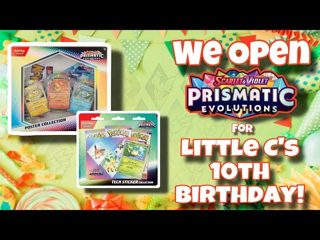 We Open Prismatic Evolutions Pokemon card opening! Master Ball Pulls!