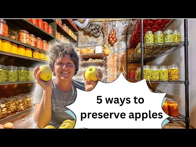 5 Ways We are Preserving This Year’s Apple Crop, Mennonite Apple Crisp Recipe Included!