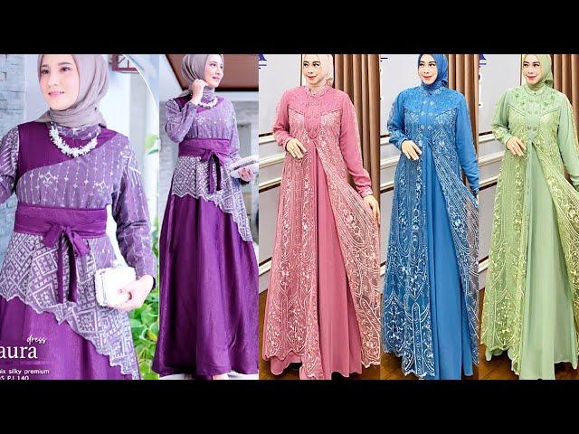 MODEL GAMIS BROKAT TERBARU 2024/2025 YANG LAGI LARIS