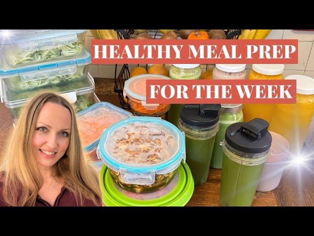 Easy  HEALTHY  Raw Vegan MEAL Prep VLOG 