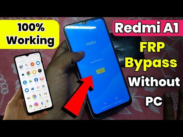 Redmi A1 FRP Bypass Android 12 | New Trick | Redmi A1 Google Account FRP Bypass Without Pc 2024