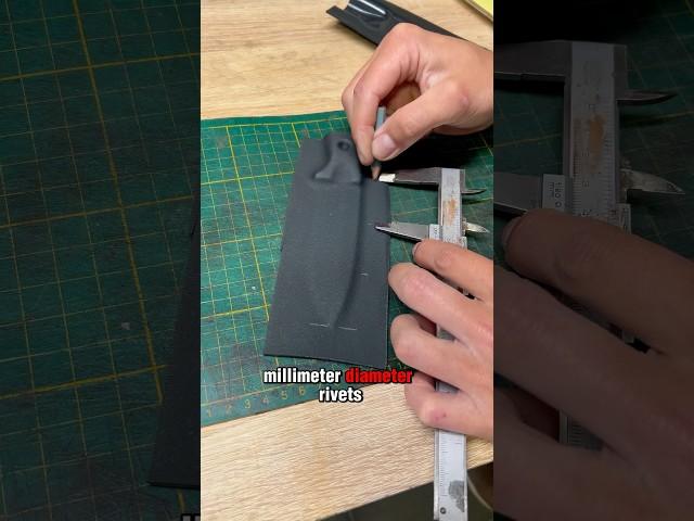 Handmade KYDEX sheath step by step #shorts #shortvideo #tutorial #kydex #knifemaking #handmade #diy
