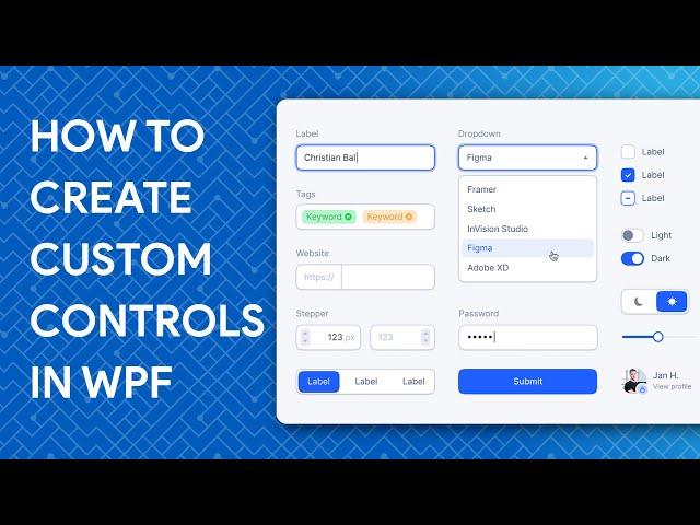 How To Create Custom Controls in WPF