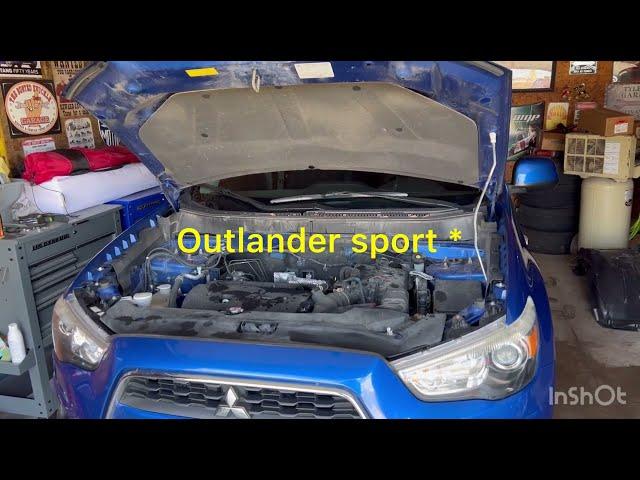 2015 Mitsubishi Outlander transmission service and both filters