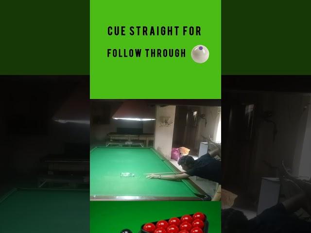 practice to straight cue#snooker hub