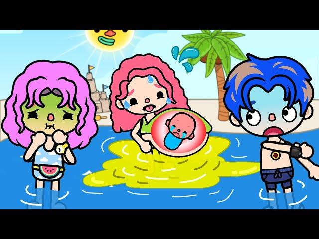 I Got Pregnant At The Beach.  Everyone Got Shocked  Sad Story I Toca Life Story I Toca Boca