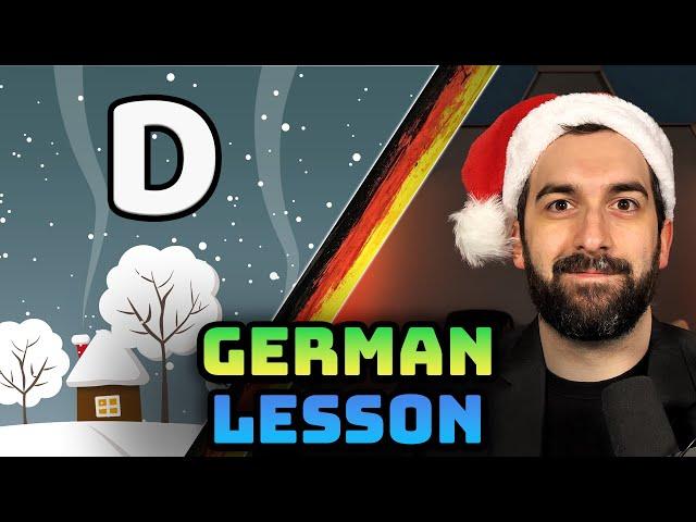 Learn GERMAN: Winter and Christmas Words Starting with D 