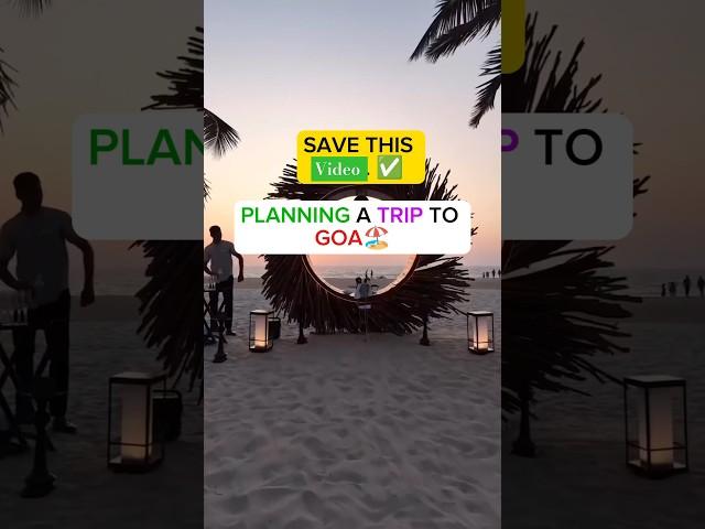 Goa trip plan | Goa vibes | Explore Goa | Goa vlog #goa #shorts  #travel