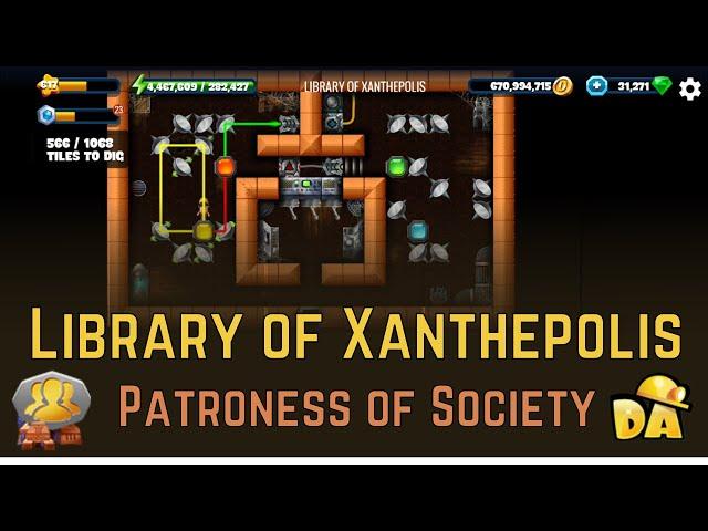 Library of Xanthepolis - #1 Patroness of Society - Diggy's Adventure