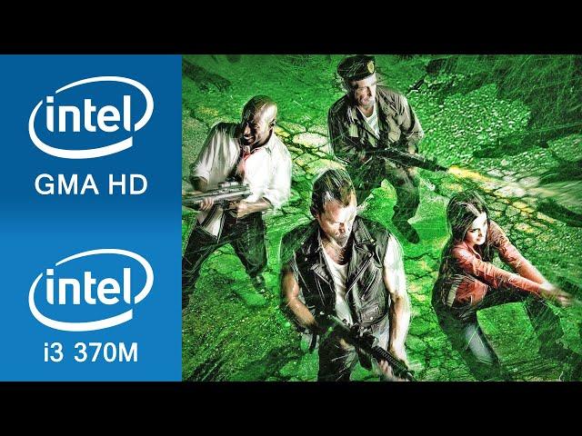 Left 4 Dead Gameplay Intel GMA HD + Intel i3 370M (Notebook / Laptop)