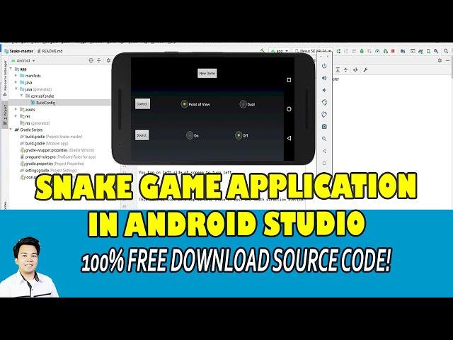 Snake Game App in Android Studio  | Free Source Code Download