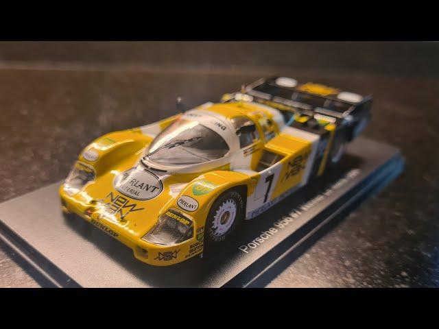 spark 1/43 porsche 956B le mans winner 1984 henri pescarolo & klaus ludwing diecast model car