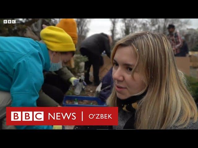 Украина аёллари Россия ҳарбийларини қандай кутиб олишмоқда? BBC News O'zbek