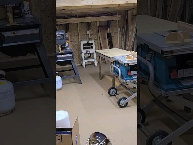Portable Building into Workshop