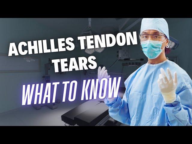Achilles Tendon Tears | It’s a Design Flaw