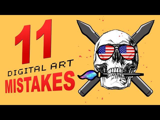 11 Digital Art MISTAKES You Are Making! 