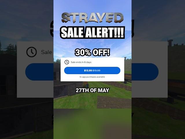 SALE ALERT! STRAYED IS 30% OFF UNTIL MAY 27TH