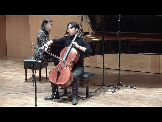 F. Schubert Arpeggione Sonata in a minor, Alex Lau Cello