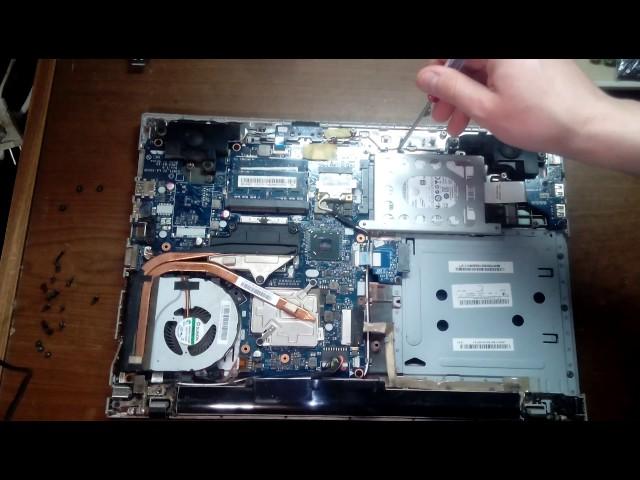 Разборка игрового ноутбука Lenovo Z500
