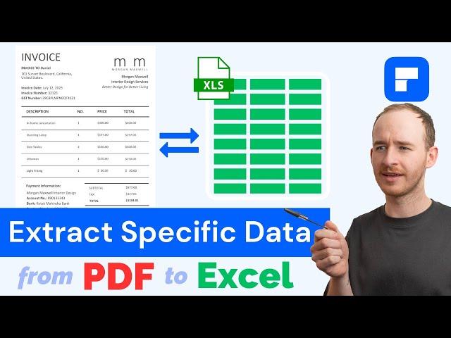 Extract Specific Data from PDF to Excel