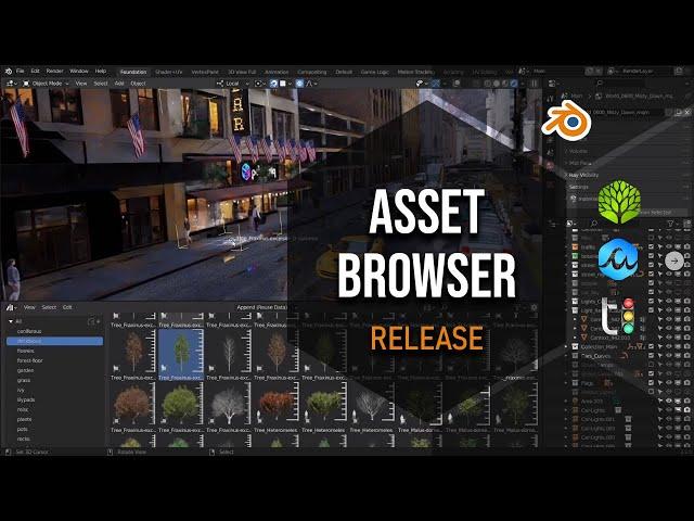 Asset Browser is here! | Blender