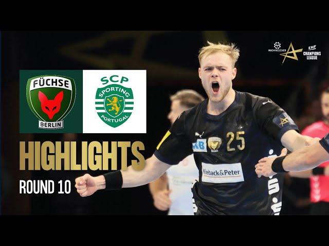 Füchse Berlin  Sporting CP | Round 10 | Machineseeker EHF Champions League 2024/25