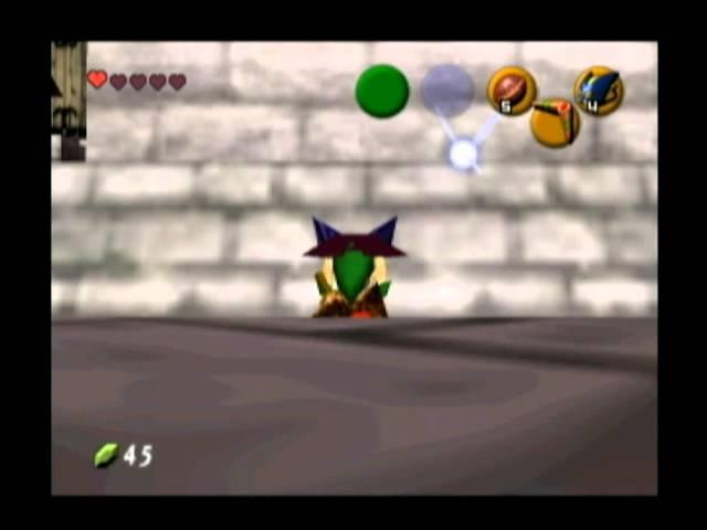 OoT: Pause Buffered Bombchu Damage Boost to Castle Courtyard