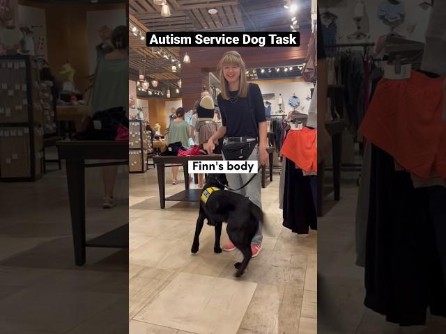 Autism service dogs have jobs that are more specialized than just providing emotional support