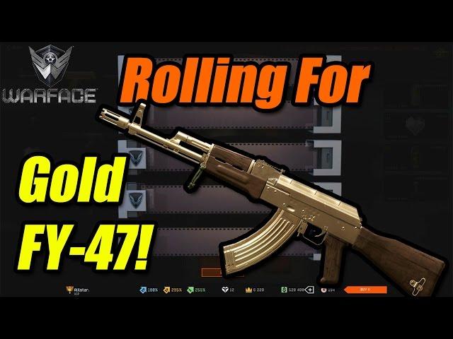 Warface PC | Rolling For Gold AK-47! | Warface New Gold AK-47 Rifle!