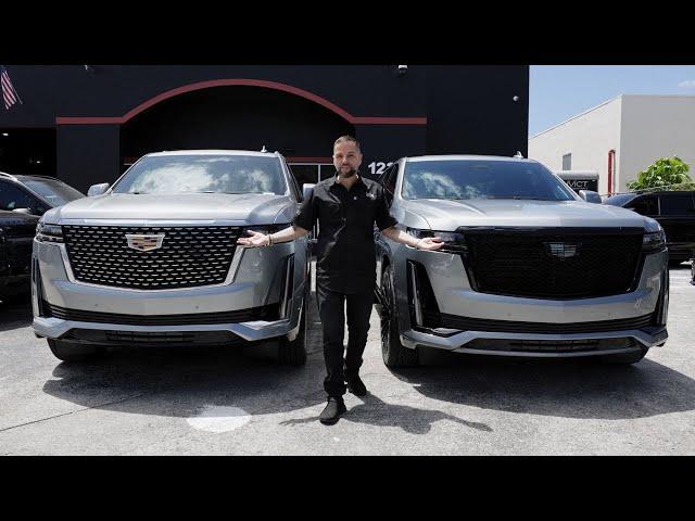 2024 Cadillac Escalade customized for MLB player Carlos Santana by Alex Vega at The Auto Firm