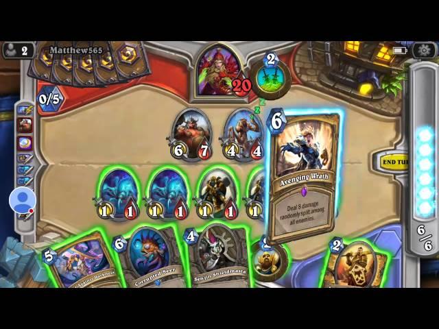 Hearthstone arena wotog 1-1, paladin