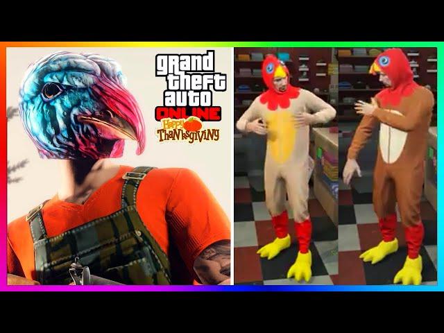 NEW Thanksgiving Event, FREE Outfits, HEIST, Leaks, MASKS, Money, GTA 5 DLC 2024 (GTA Online Update)