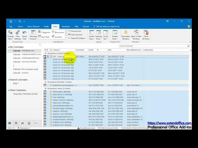 How to export calendar from Outlook to Excel spreadsheet