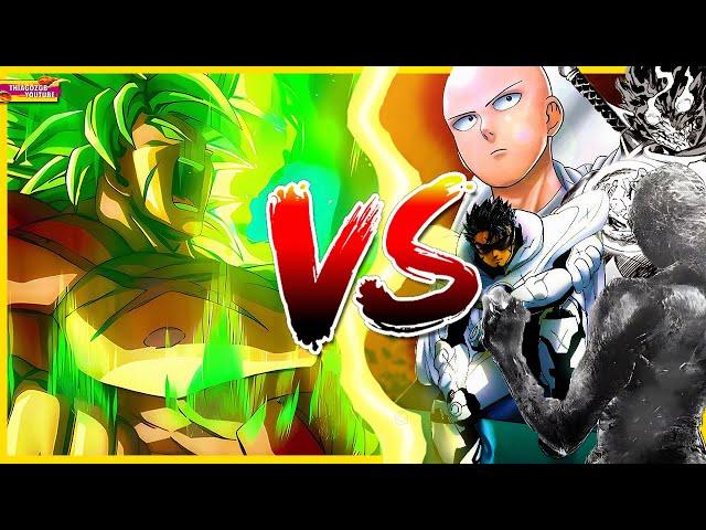 BROLY vs UNIVERSO DE ONE PUNCH MAN - Uma LUTA SINCERA!