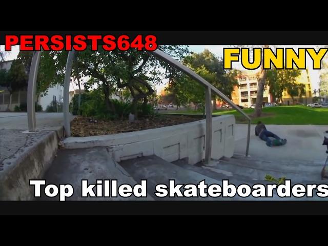 top killed skateboarders топ убийств скейтеров. Fun montage, video editing. The shots of weapons