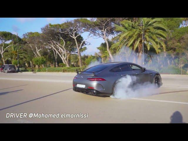 AMG GT 63s 360 DRIFT in Morocco