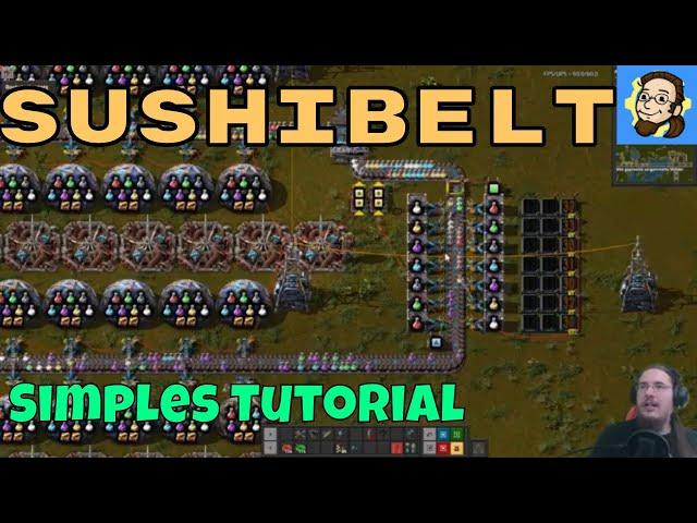 Sushi-Belt Tutorial für Factorio - Transportiere viel auf einem Belt!