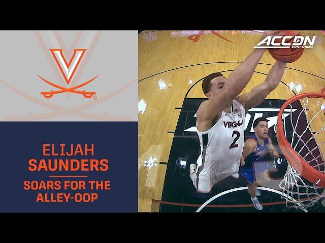 UVA's Elijah Saunders Soars For The Oop