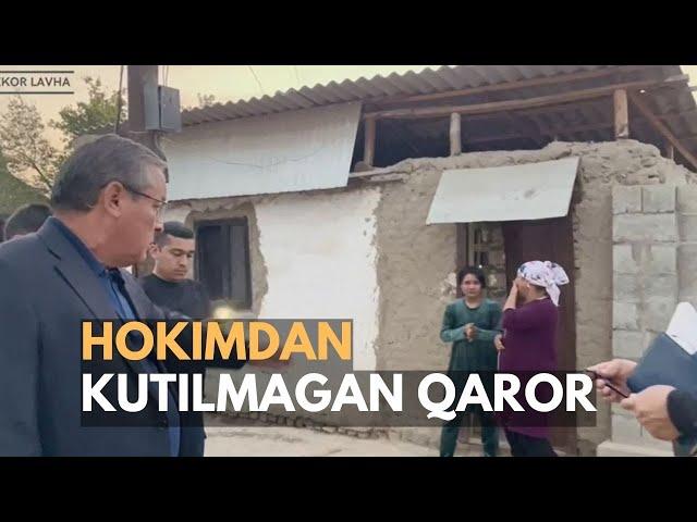 Andijon hokimi ularga 2 xona uy sovg'a qildi