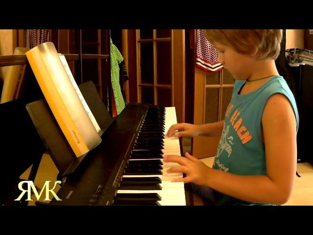 Менуэт Моцарт Minuet Mozart 1-й класс музыкальной школы фортепиано. ЯМКА