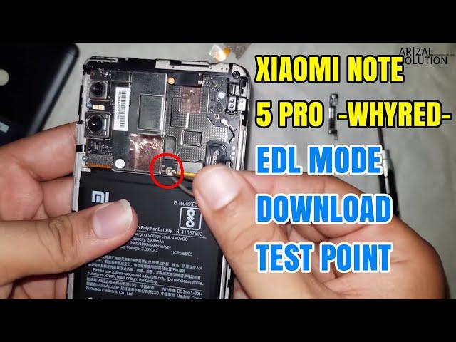 How To Test Point Xiaomi Redmi Note 5 Pro (whyred) Go to EDL Mode Download (flashing)