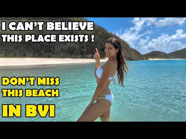 BEST BEACH in BRITISH VIRGIN ISLANDS!