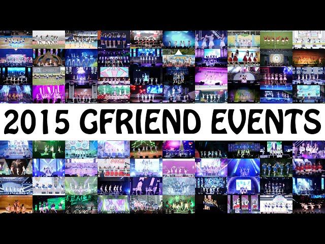 GFRIEND (여자친구) Events In 2015