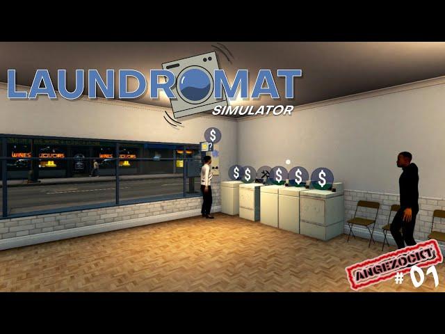 Laundromat Simulator #01  Die Grundlagen der Wäscherei #angezockt #deutsch