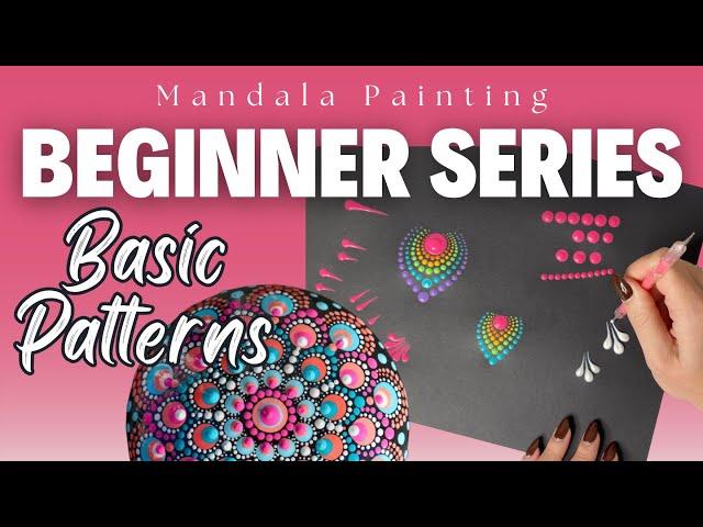 Beginner Series | Walking the Dots & Swooshes | Basic Dot Mandala Patterns for Beginners