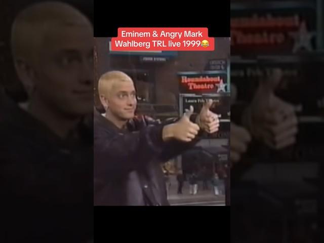 Eminem and angry Mark Wahlberg 1999 
