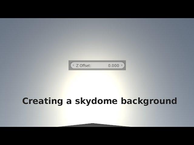 Setting up a skydome - BGE Tutorial