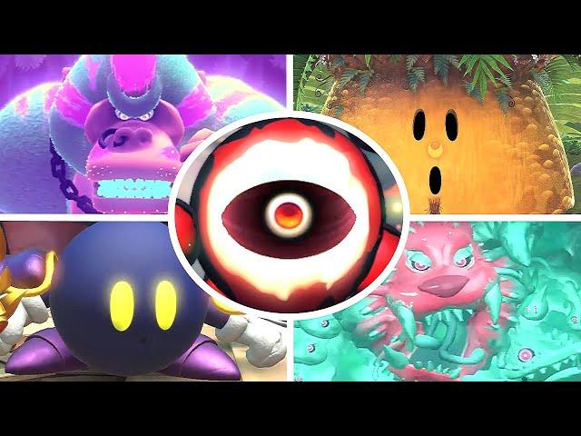 Kirby and the Forgotten Land - All Bosses + Secret Bosses (No Damage)