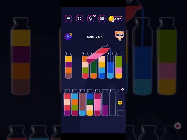 Get Color Water Sort Puzzle Level 761 to Level 765